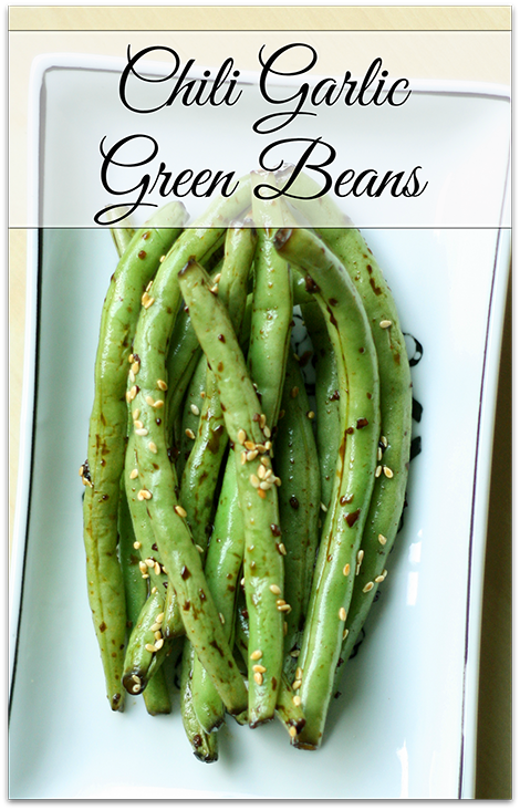 chili garlic green beans