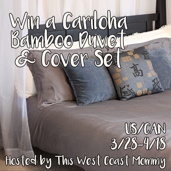 Cariloha duvet and cover giveaway