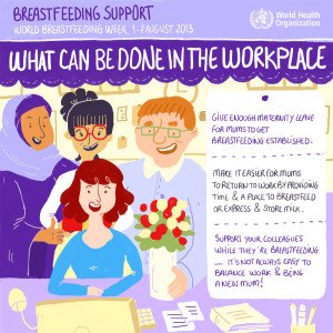 WHO breastfeeding graphic series: Colleagues