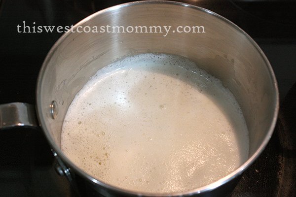 #DIY Make Your Own Ghee #Recipe #Tutorial - Foam will begin to form on top of the butter.