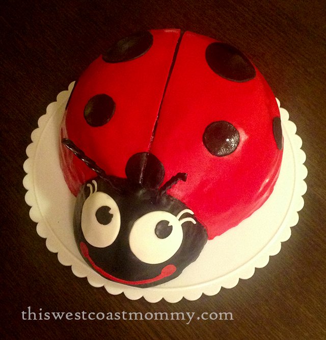 Kay's ladybug cake