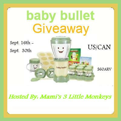 Baby Bullet Giveaway
