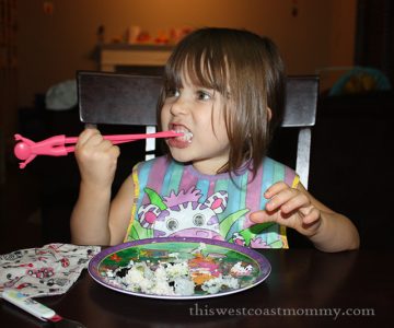 Eating with Chopsticks | This West Coast Mommy