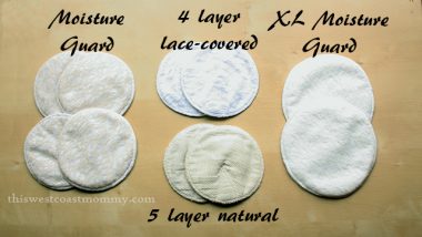 Milk Diapers Reusable Nursing Pads