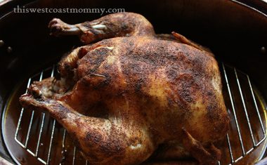 Spice Roasted Chicken with Apple Stuffing #Paleo #Recipe - This West Coast Mommy