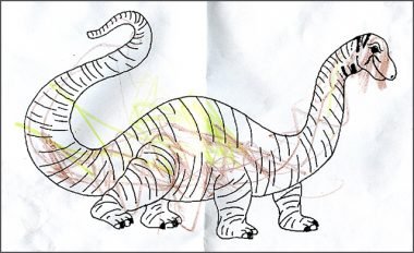 Dinosaur Colouring Page