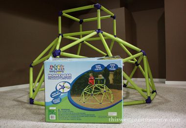 Eezy Peezy Monkey Bars from #MastermindToys are the ultimate gift for an active preschooler! #HolidayGiftGuide - This West Coast Mommy
