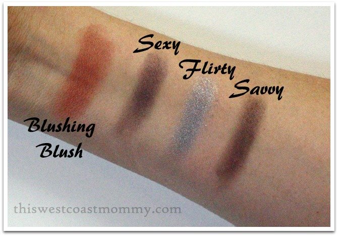 Mía Mariú Uniquely You Touch-Up Kit - eyeshadow swatches.