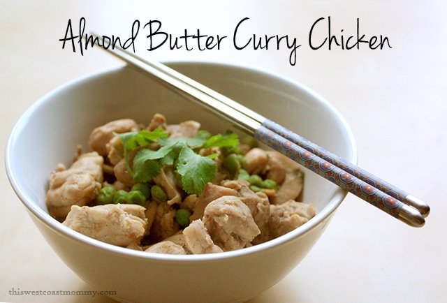 This rich, spicy, and nutty almond butter curry chicken recipe is paleo-friendly, dairy-free, and delicious!