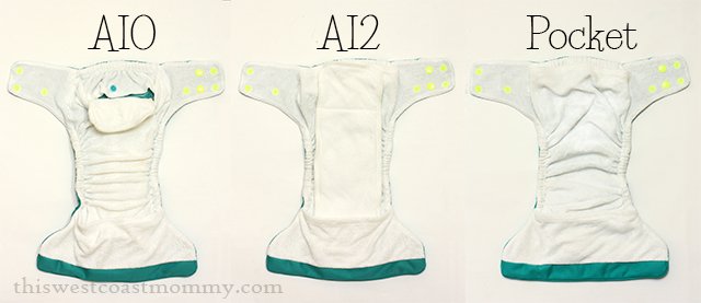 all in 2 cloth diapers