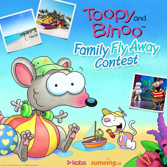 Toopy and Binoo Family Fly Away Contest