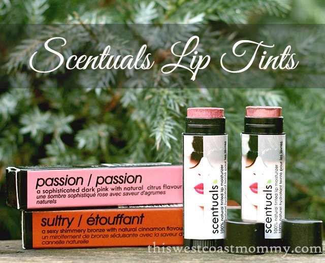 Scentuals Naturals lip tints