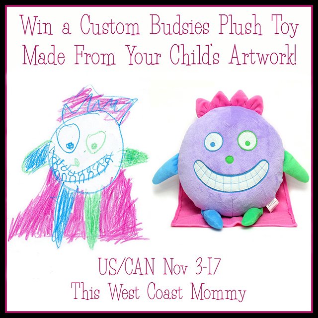 Win a custom Budsies toy made from your child's artwork! (US/CAN, 11/17)