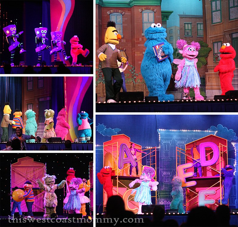 Sesame Street Live Let's Dance collage