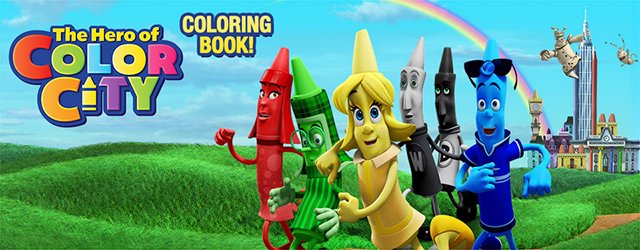 The Hero of Color City coloring book