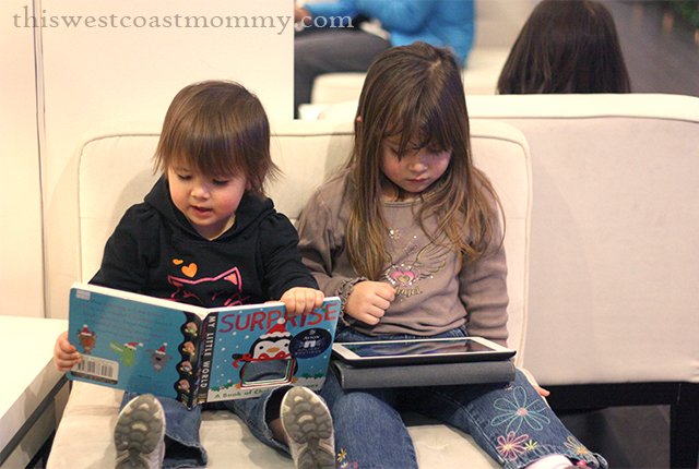 Complimentary iPad rentals and children's books available at RBC Avion Holiday Boutique 