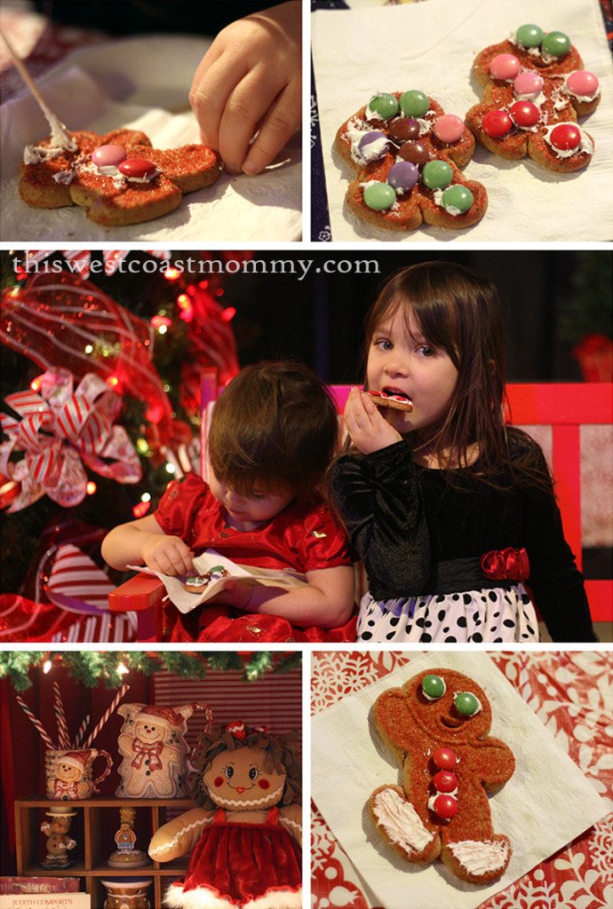 yummy gingerbread cookies at the North Pole