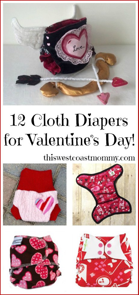 12 cloth diapers perfect for celebrating valentine's day