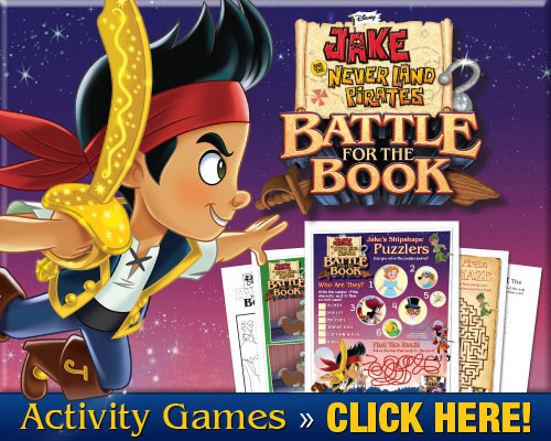 Jake and the Never Land Pirates Activity Sheets