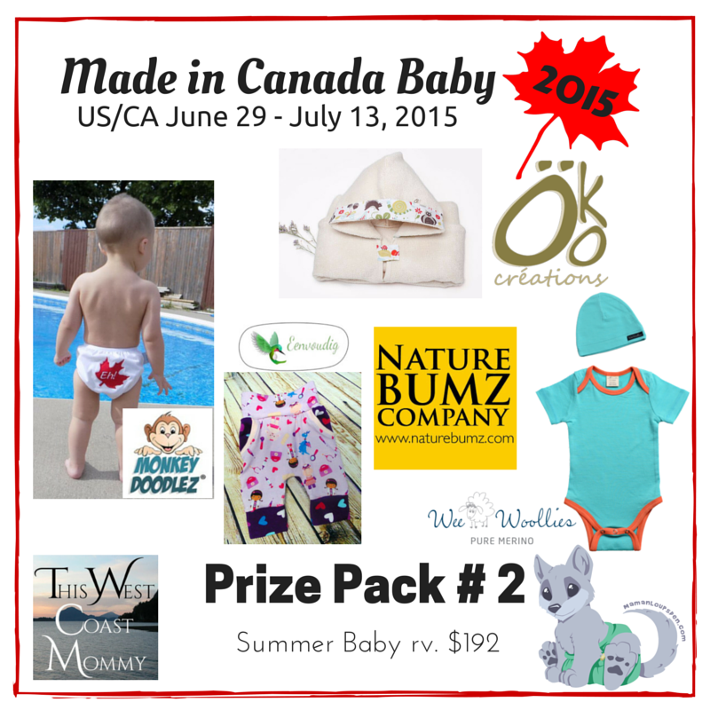 Win $1550 in Prizes in the Made in Canada Baby Giveaway - 10 Winners! (CAN/US, 7/13)