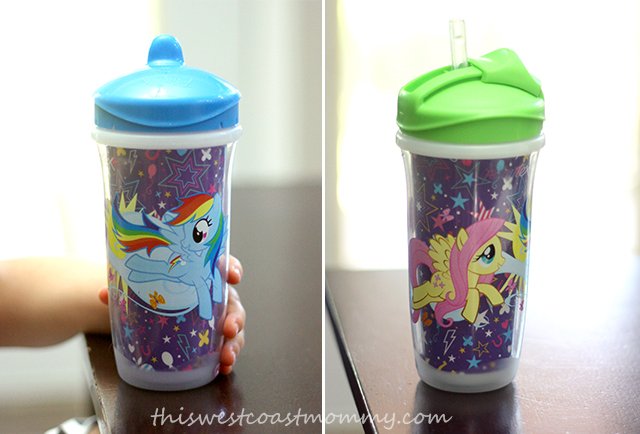 Lids are interchangeable with any Twist 'n Click cup!