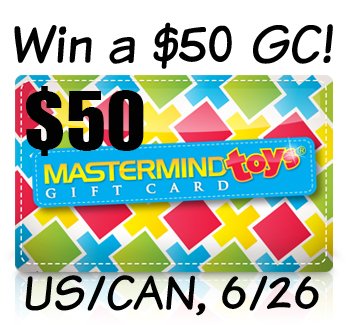 Win a $50 Mastermind Toys Gift Card (CAN/US, 6/26)