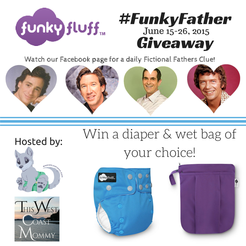 Win a Funky Fluff diaper and wet bag! (CAN/US, 6/26)