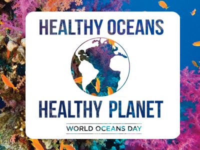 This year's World Oceans Day theme is, "Healthy Oceans, Healthy Planet."