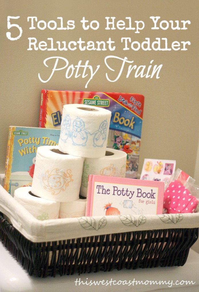 5 Tools to Help Your Reluctant Toddler Potty Train