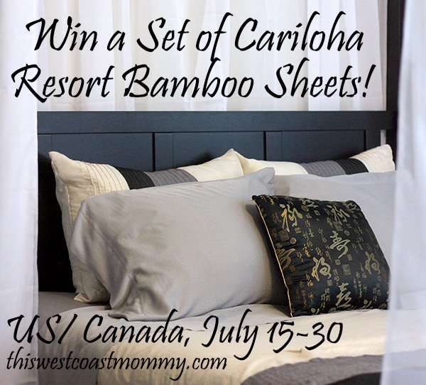 Win a Set of Cariloha Resort Bamboo Sheets (US/CAN, 7/30)