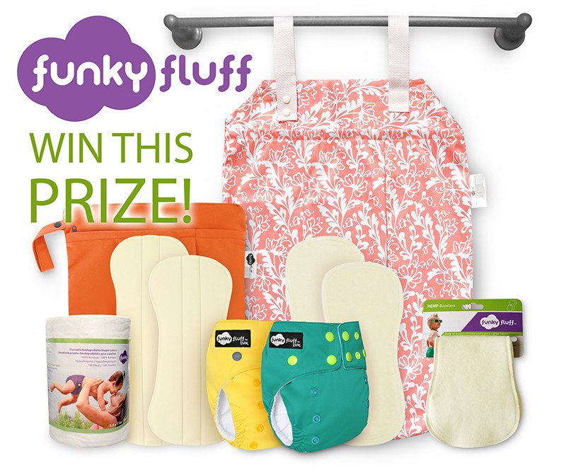 Win this Funky Fluff Lux Cloth Diapering Package (US/CAN, 9/9)
