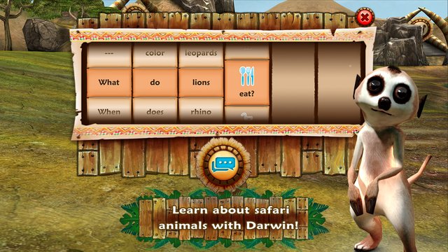 Learn about safari animals with Darwin!