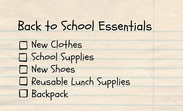 back to school essentials