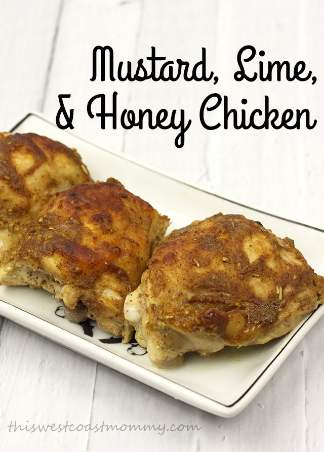 This delicious mustard, lime, & honey chicken recipe is full of flavour, gluten-free, and paleo-friendly. 