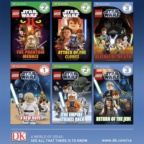 Win This Collection of LEGO Star Wars Readers (CAN, 10/22)
