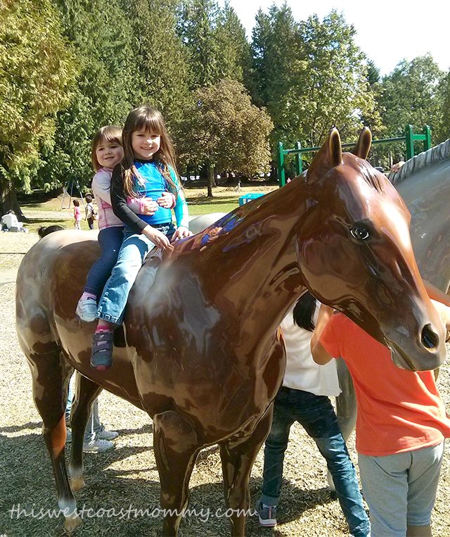 On horseback at Blue Mountain Park