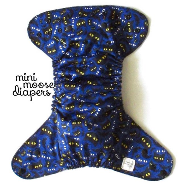Cats and bats OS AI2 from Mini Moose Diapers
