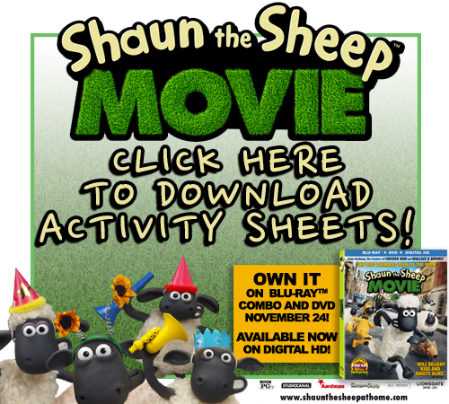 Shaun the Sheep Activity Pages