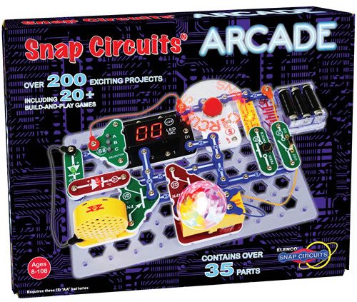 Snap Circuits Arcade kit teaches kids STEM (science, technology, engineering, and math) concepts through fun learning activities!