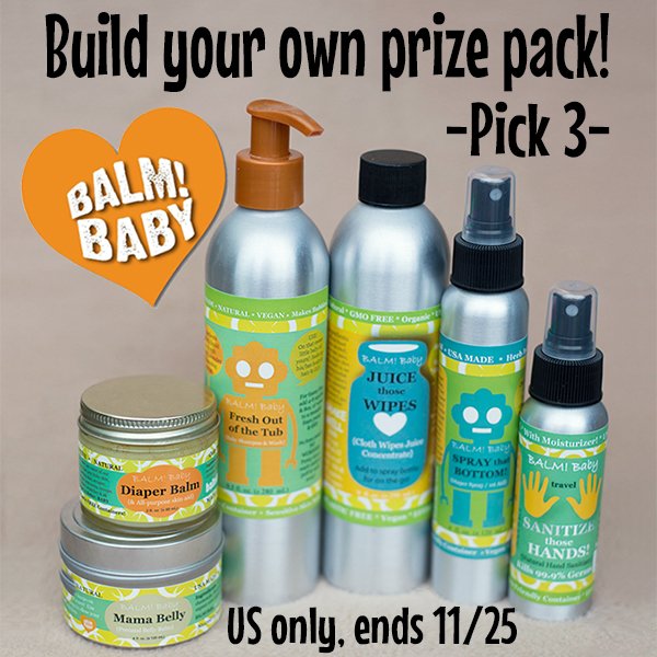 Build your own BALM! Baby prize pack and win 3 products! (US, 11/25)