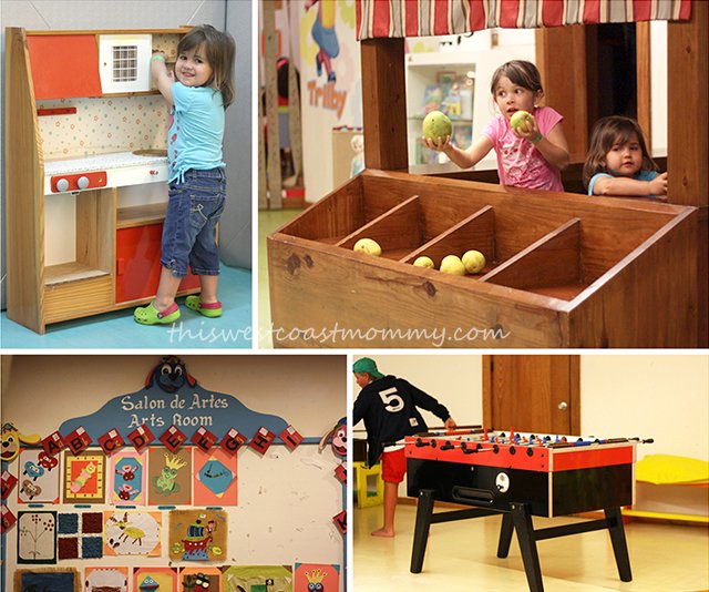 Inside the Kids Club is a gaming lounge, theatre and full stage, dress-up closet and make-up room, Hot Wheels room, arts and crafts area, small dining room, and a separate Baby Club area.