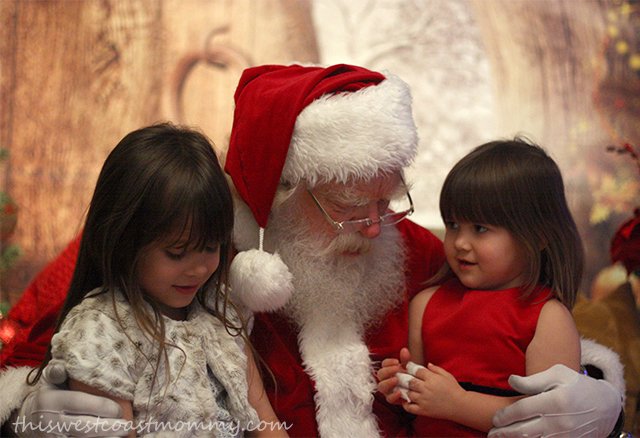 Santa with the girls