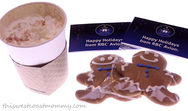 Refuel on hot chocolate and gingerbread cookies at the RBC Avion Holiday Boutique cafe