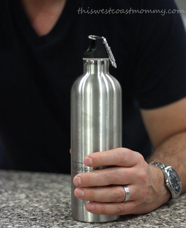 Ditch the plastic and make the switch to a stainless steel insulated bottle.