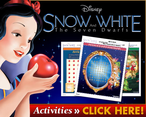 Snow White activity sheets