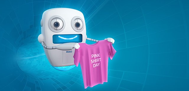 Shaw Communications is spearheading the Pink Shirt Promise Campaign - a national campaign aimed at ending bullying and cyberbullying across Canada.