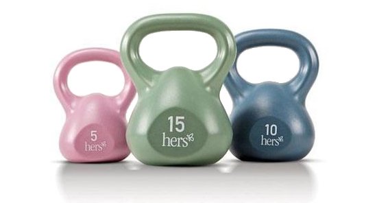 Change up your routine with a set of kettlebell weights.