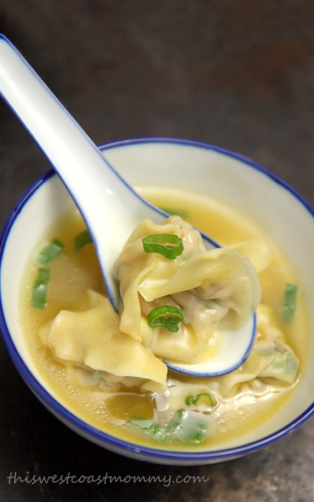 Traditional Chinese wontons take a little practice, but they're worth it. Wontons make delicious comfort soup for the entire family!