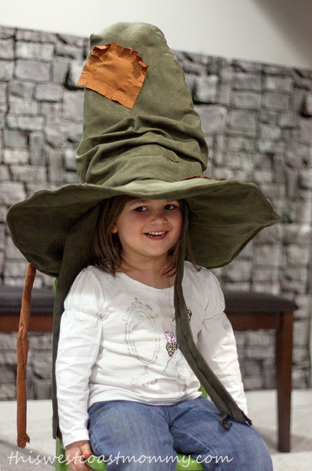 Kay in the sorting hat