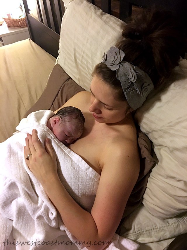 Riley's home birth